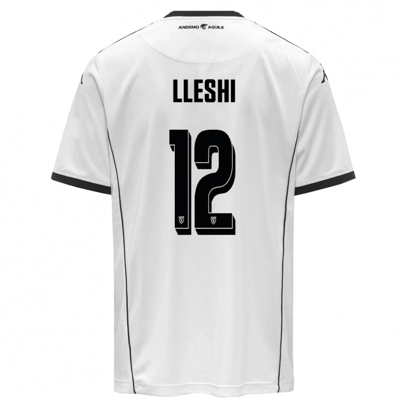 Danxen Dámské Leonardo Lleshi #12 Bíločerná Domů Hráčské Dresy 2025/26 Dres