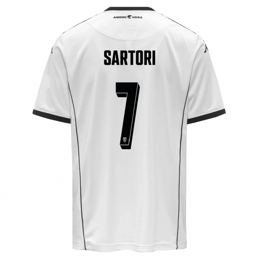 Danxen Dámské Giovanni Sartori #7 Bíločerná Domů Hráčské Dresy 2025/26 Dres