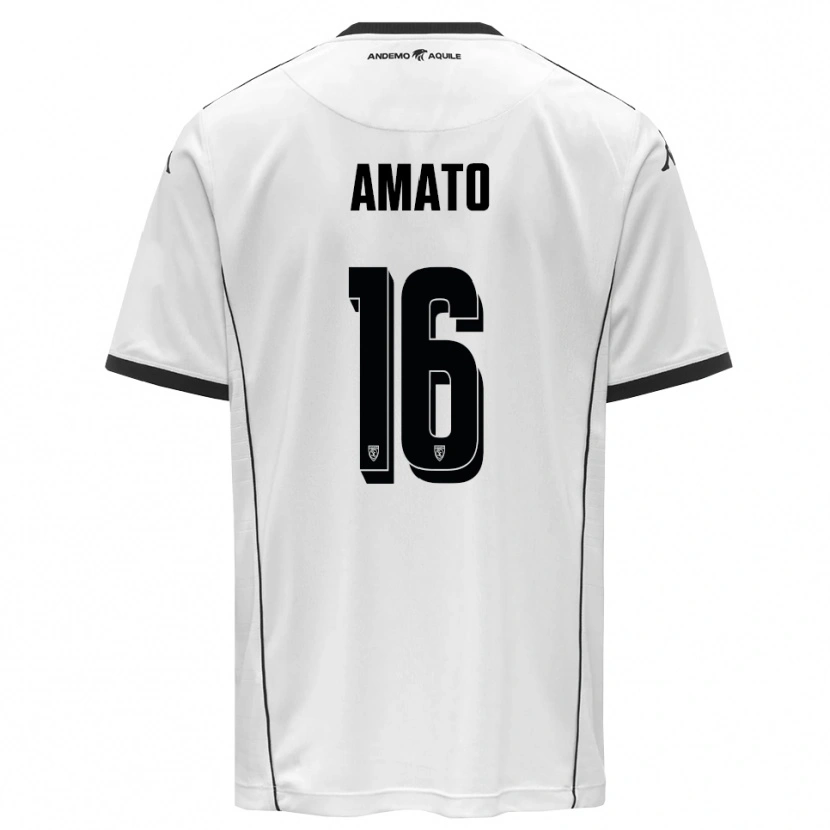 Danxen Dámské Salvatore Amato #16 Bíločerná Domů Hráčské Dresy 2025/26 Dres