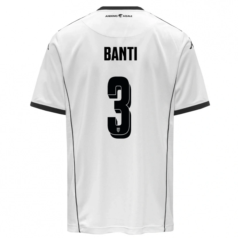 Danxen Dámské Alessandro Banti #3 Bíločerná Domů Hráčské Dresy 2025/26 Dres