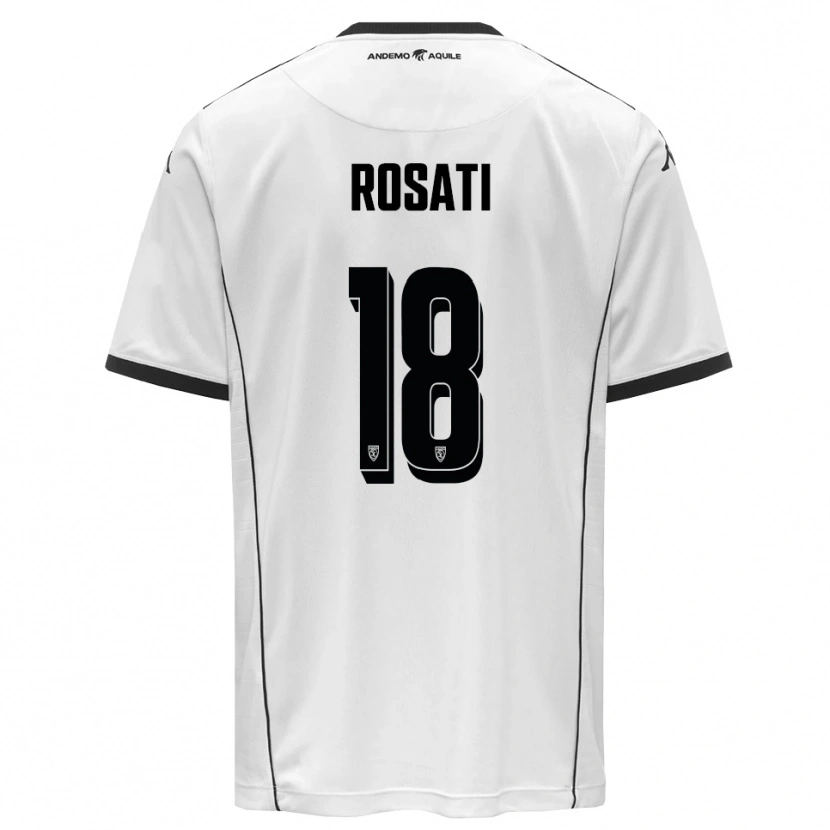 Danxen Dámské Riccardo Rosati #18 Bíločerná Domů Hráčské Dresy 2025/26 Dres