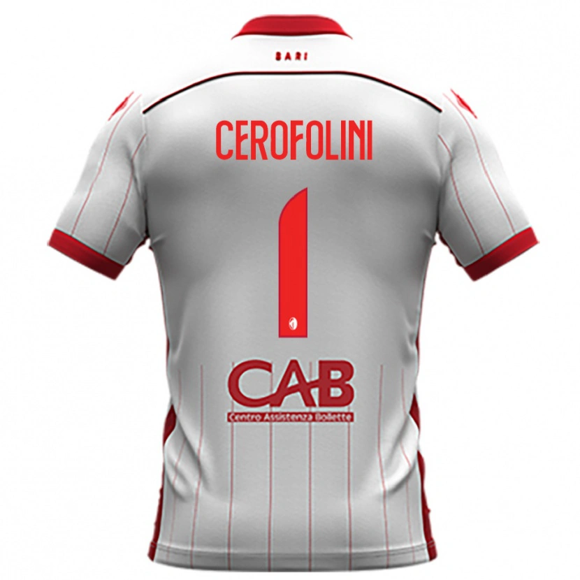 Danxen Dámské Michele Cerofolini #1 Bíločervená Domů Hráčské Dresy 2025/26 Dres