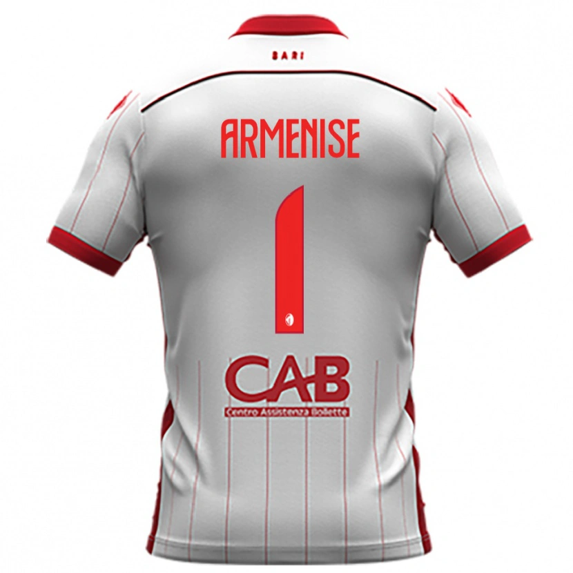 Danxen Dámské Gaetano Armenise #1 Bíločervená Domů Hráčské Dresy 2025/26 Dres