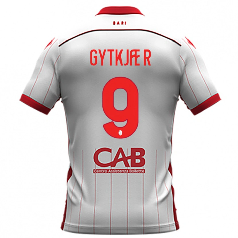Danxen Dámské Christian Gytkjær #9 Bíločervená Domů Hráčské Dresy 2025/26 Dres