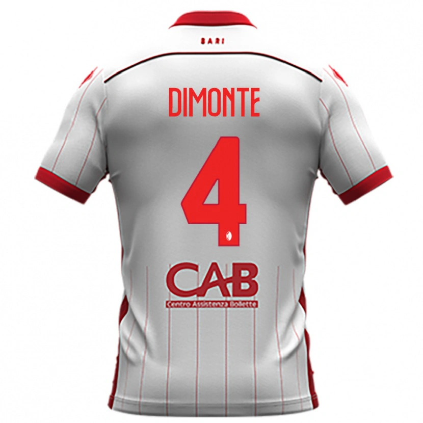 Danxen Dámské Paolo Dimonte #4 Bíločervená Domů Hráčské Dresy 2025/26 Dres