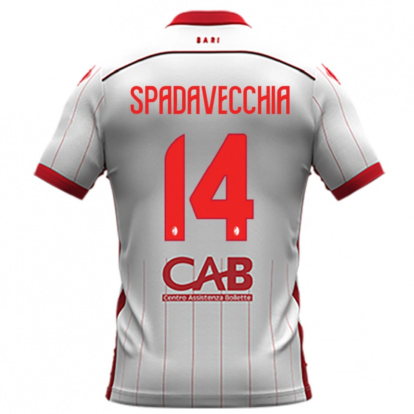 Danxen Dámské Pantaleo Spadavecchia #14 Bíločervená Domů Hráčské Dresy 2025/26 Dres