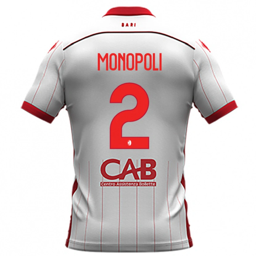 Danxen Dámské Tommaso Monopoli #2 Bíločervená Domů Hráčské Dresy 2025/26 Dres