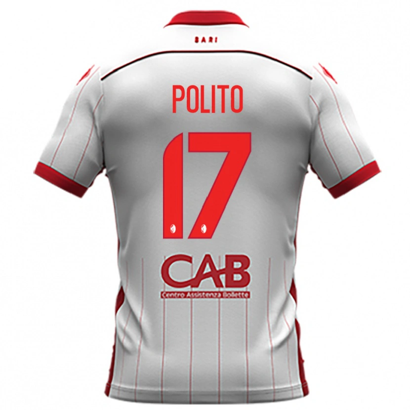 Danxen Dámské Fabio Polito #17 Bíločervená Domů Hráčské Dresy 2025/26 Dres