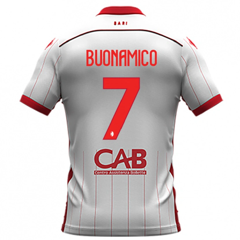 Danxen Dámské Alessandro Buonamico #7 Bíločervená Domů Hráčské Dresy 2025/26 Dres