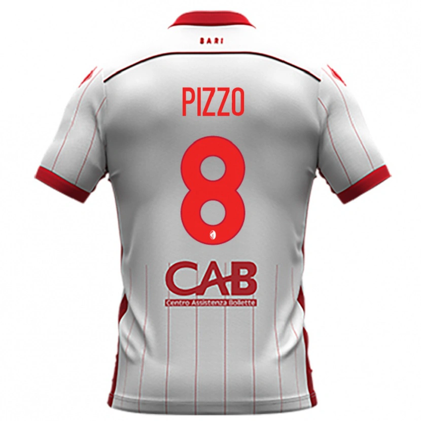 Danxen Dámské Benedetto Pizzo #8 Bíločervená Domů Hráčské Dresy 2025/26 Dres