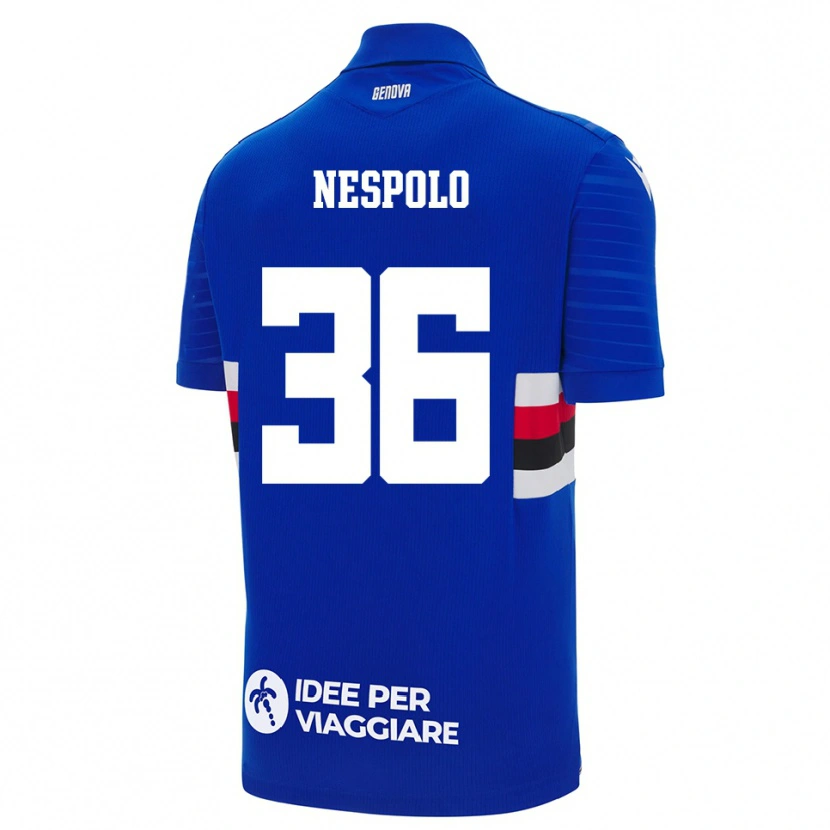 Danxen Dámské Sabrina Nespolo #36 Modrobílá Domů Hráčské Dresy 2025/26 Dres