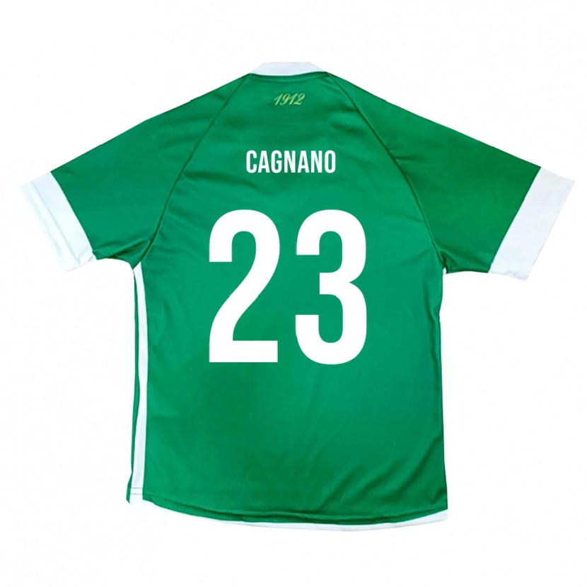 Danxen Dámské Andrea Cagnano #23 Zeleno-Bílá Domů Hráčské Dresy 2025/26 Dres
