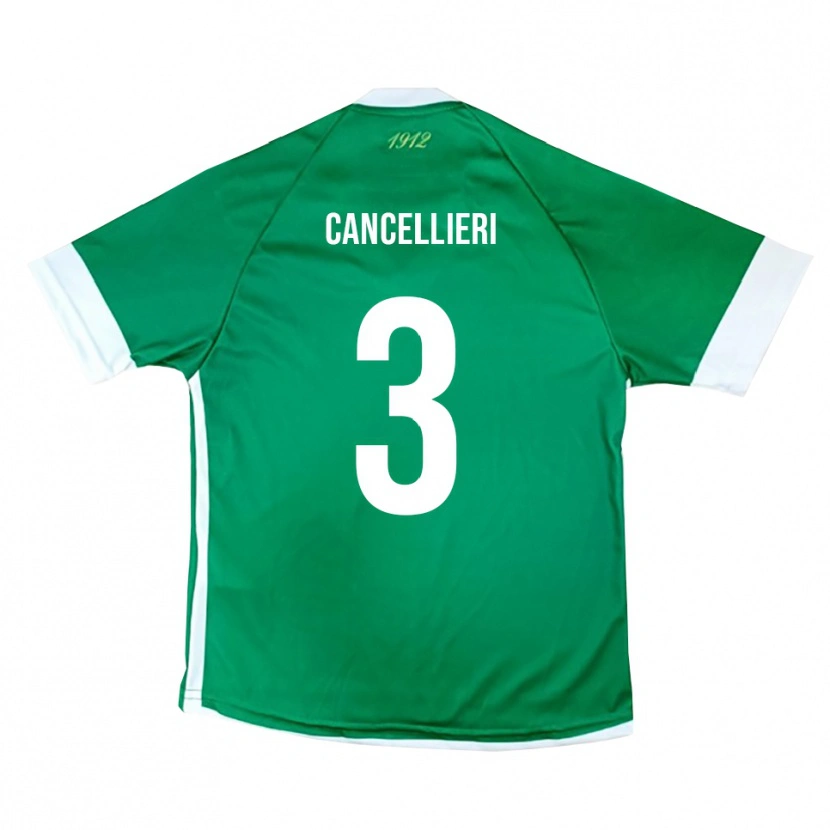 Danxen Dámské Damiano Cancellieri #3 Zeleno-Bílá Domů Hráčské Dresy 2025/26 Dres