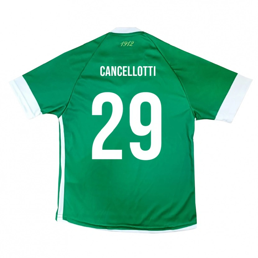 Danxen Dámské Tommaso Cancellotti #29 Zeleno-Bílá Domů Hráčské Dresy 2025/26 Dres