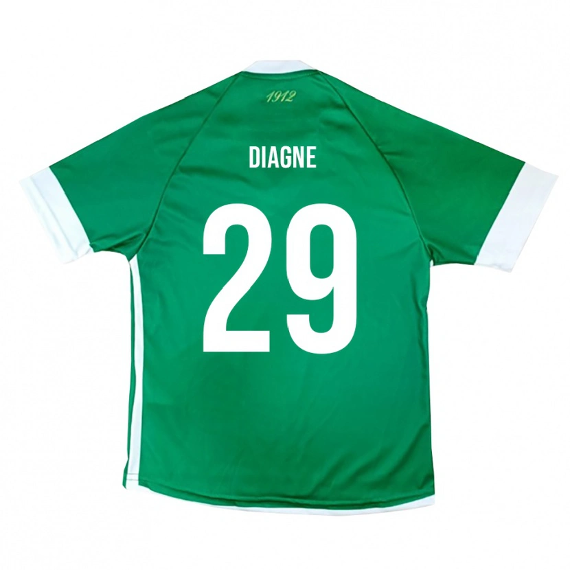 Danxen Dámské Mamadou Diagne #29 Zeleno-Bílá Domů Hráčské Dresy 2025/26 Dres