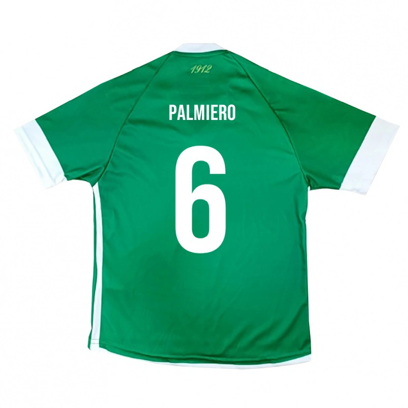 Danxen Dámské Luca Palmiero #6 Zeleno-Bílá Domů Hráčské Dresy 2025/26 Dres