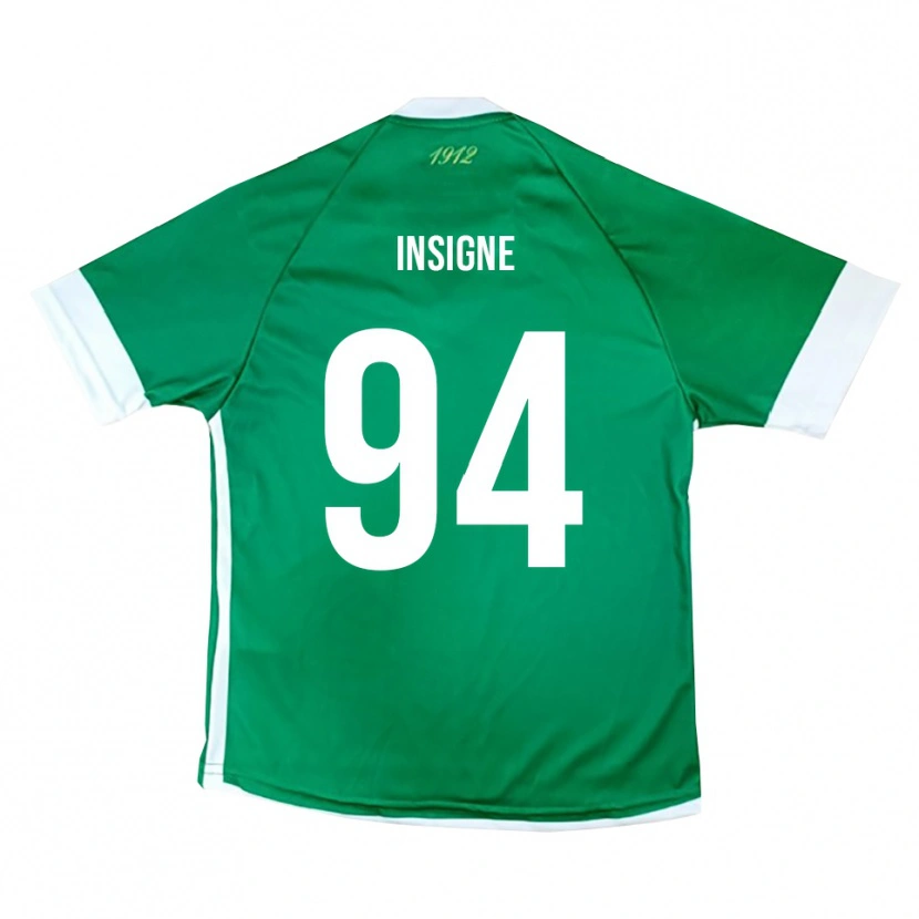 Danxen Dámské Roberto Insigne #94 Zeleno-Bílá Domů Hráčské Dresy 2025/26 Dres