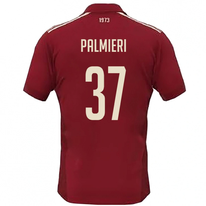 Danxen Dámské Riccardo Palmieri #37 Vínová Bílá Domů Hráčské Dresy 2025/26 Dres