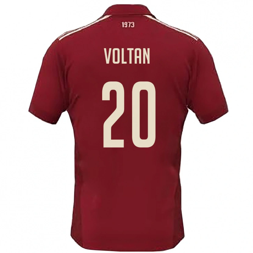 Danxen Dámské Davide Voltan #20 Vínová Bílá Domů Hráčské Dresy 2025/26 Dres