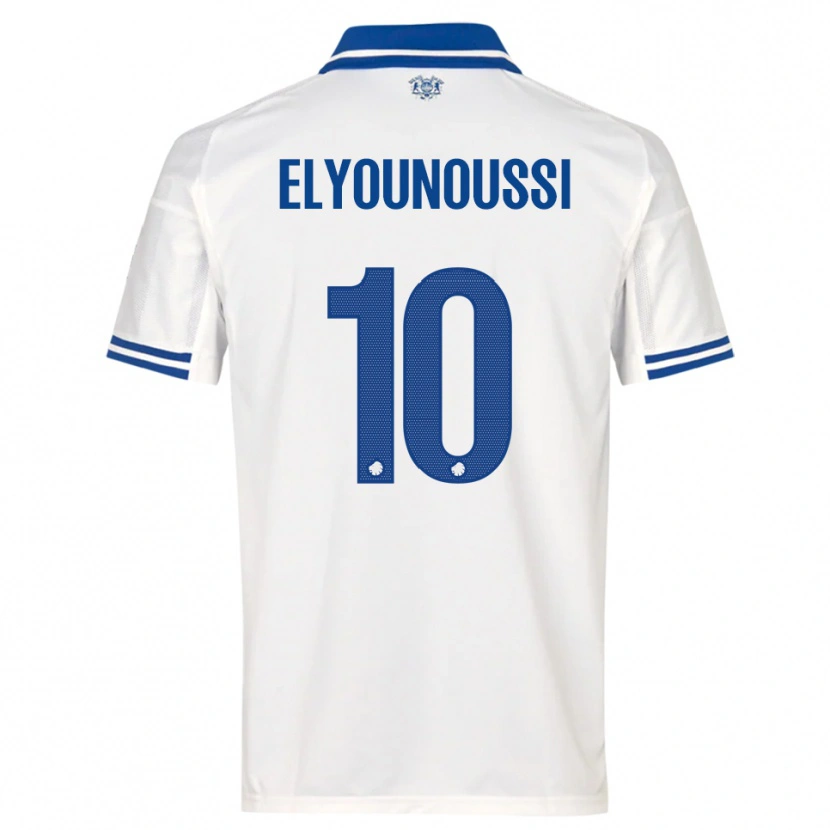 Danxen Dámské Mohamed Elyounoussi #10 Bílomodrá Domů Hráčské Dresy 2025/26 Dres