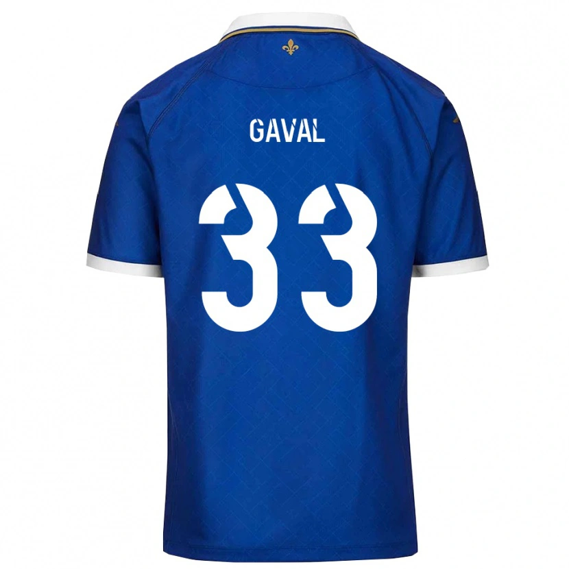 Danxen Dámské Aimé Gaval #33 Modrá Zlatá Domů Hráčské Dresy 2025/26 Dres