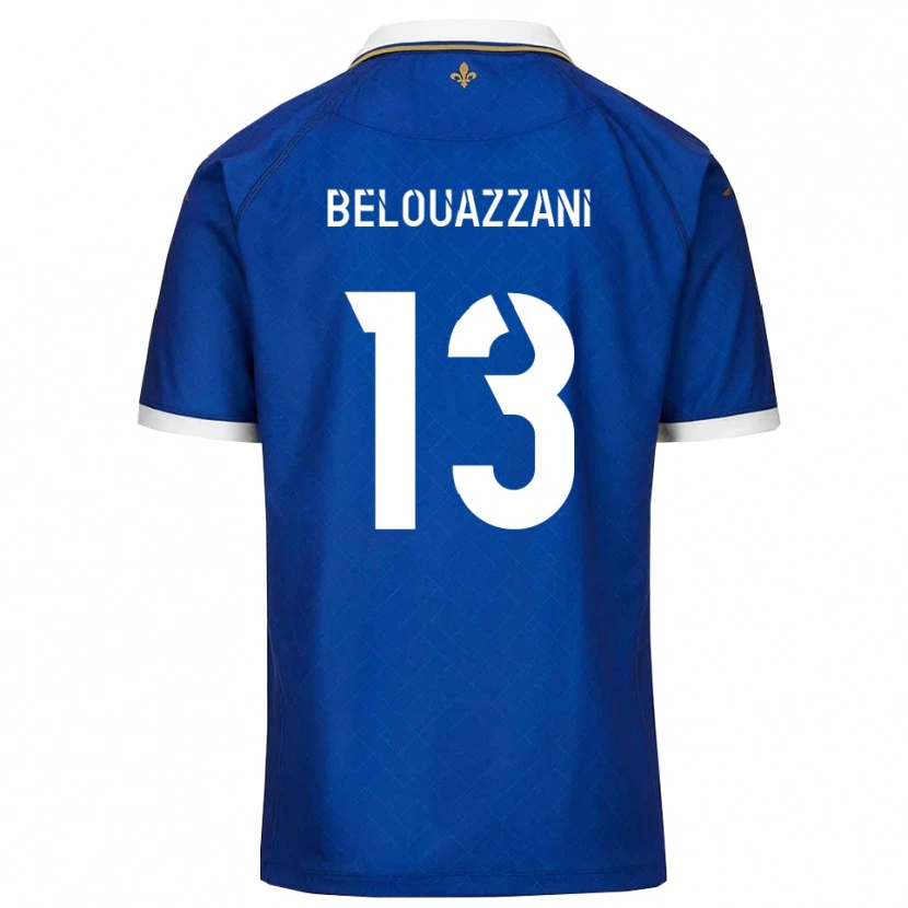 Danxen Dámské Islam Belouazzani #13 Modrá Zlatá Domů Hráčské Dresy 2025/26 Dres
