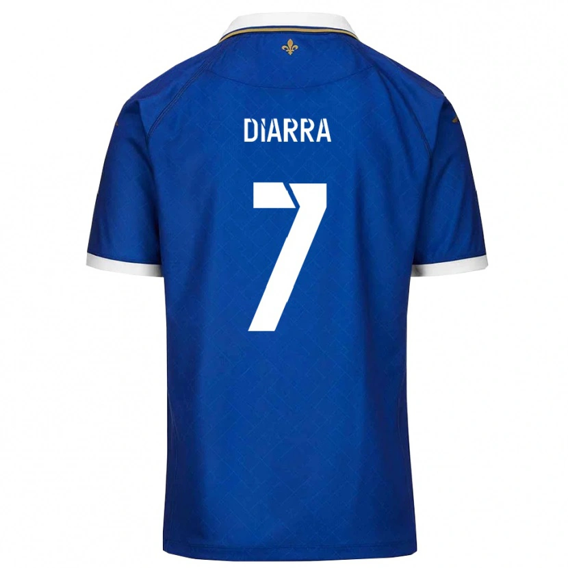 Danxen Dámské Cheick Diarra #7 Modrá Zlatá Domů Hráčské Dresy 2025/26 Dres