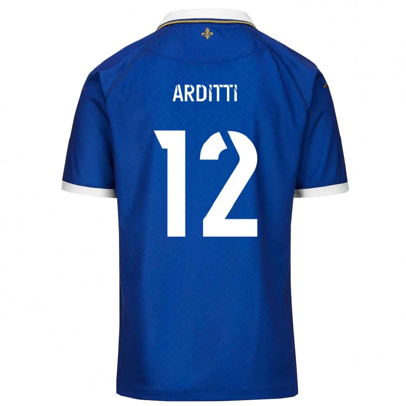 Danxen Dámské Nathan Arditti #12 Modrá Zlatá Domů Hráčské Dresy 2025/26 Dres