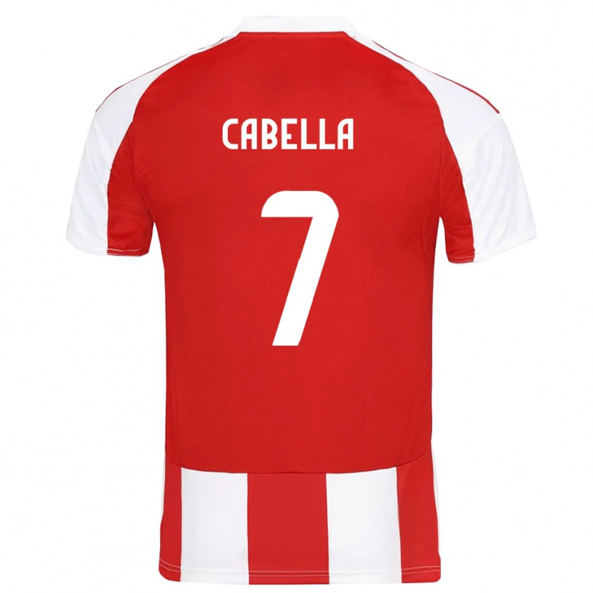 Danxen Dámské Rémy Cabella #7 Červenobílá Domů Hráčské Dresy 2025/26 Dres