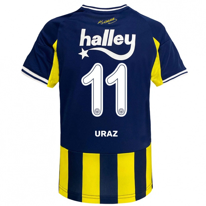 Danxen Dámské Yağmur Uraz #11 Žlutá Tmavě Modrá Bílá Domů Hráčské Dresy 2025/26 Dres