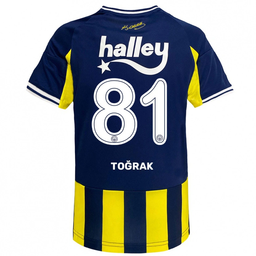 Danxen Dámské Şükür Toğrak #81 Žlutá Tmavě Modrá Bílá Domů Hráčské Dresy 2025/26 Dres
