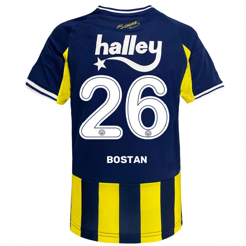 Danxen Dámské Anil Bostan #26 Žlutá Tmavě Modrá Bílá Domů Hráčské Dresy 2025/26 Dres