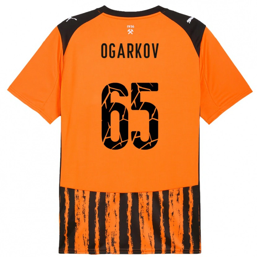 Danxen Dámské Mykola Ogarkov #65 Oranžová Černá Domů Hráčské Dresy 2025/26 Dres