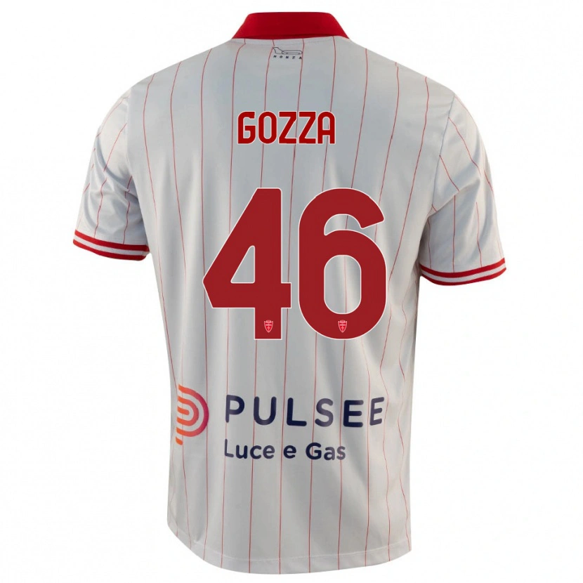 Danxen Dámské Luca Gozza #46 Bíločerveno-Modrá Daleko Hráčské Dresy 2025/26 Dres