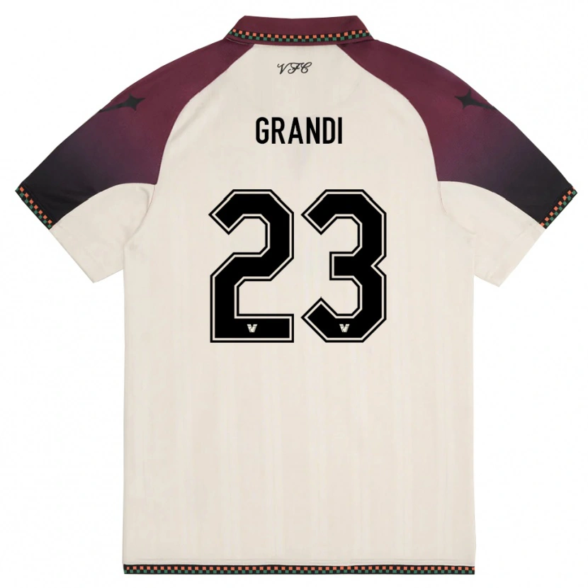 Danxen Dámské Matteo Grandi #23 Krémově Vínová Daleko Hráčské Dresy 2025/26 Dres