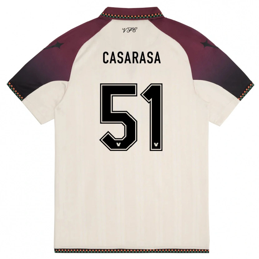 Danxen Dámské Asia Casarasa #51 Krémově Vínová Daleko Hráčské Dresy 2025/26 Dres