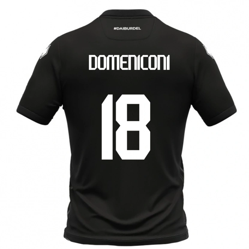 Danxen Dámské Riccardo Domeniconi #18 Černobílá Daleko Hráčské Dresy 2025/26 Dres