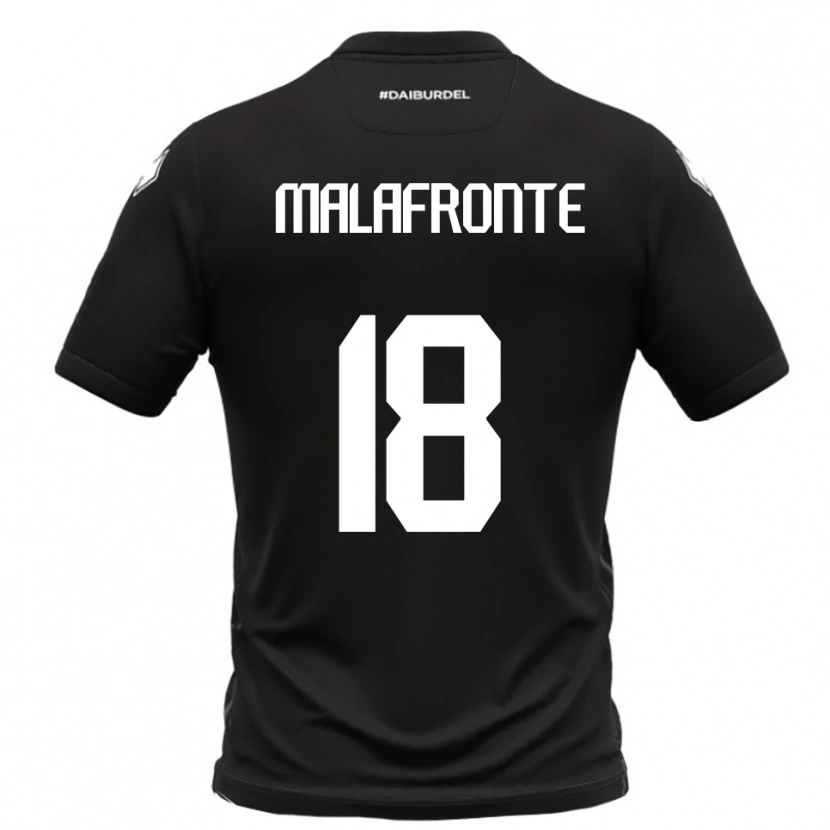 Danxen Dámské Giovanni Malafronte #18 Černobílá Daleko Hráčské Dresy 2025/26 Dres