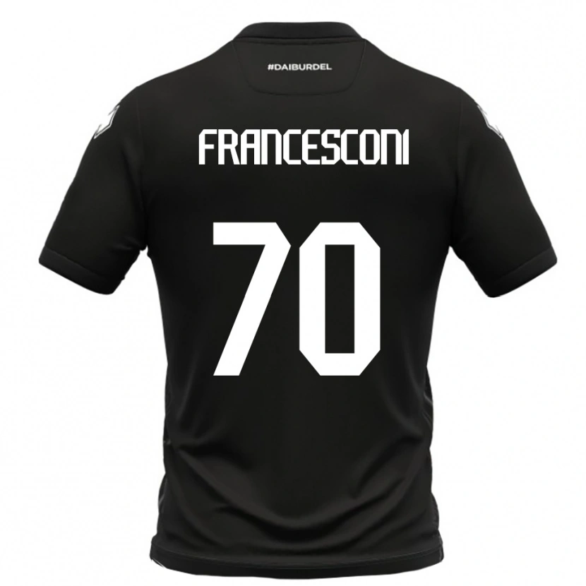 Danxen Dámské Matteo Francesconi #70 Černobílá Daleko Hráčské Dresy 2025/26 Dres