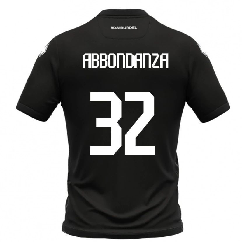 Danxen Dámské Simone Abbondanza #32 Černobílá Daleko Hráčské Dresy 2025/26 Dres