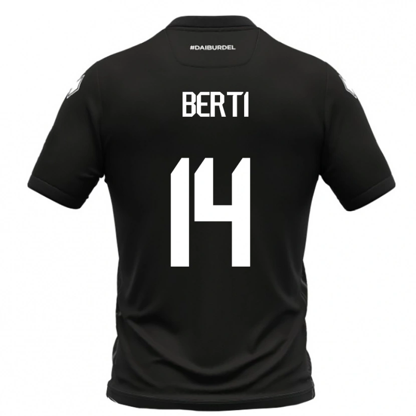 Danxen Dámské Tommaso Berti #14 Černobílá Daleko Hráčské Dresy 2025/26 Dres