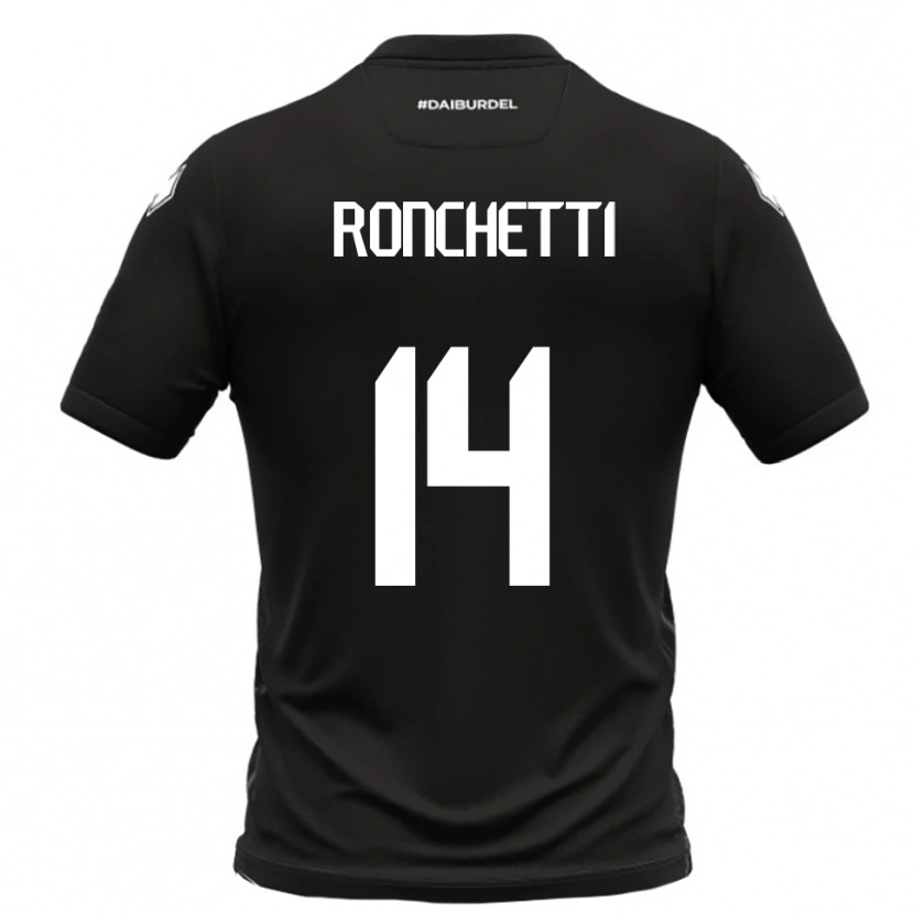 Danxen Dámské Filippo Ronchetti #14 Černobílá Daleko Hráčské Dresy 2025/26 Dres