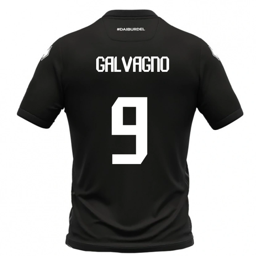 Danxen Dámské Filippo Galvagno #9 Černobílá Daleko Hráčské Dresy 2025/26 Dres