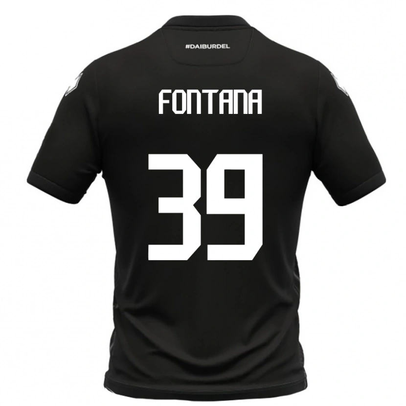 Danxen Dámské Niccolò Fontana #39 Černobílá Daleko Hráčské Dresy 2025/26 Dres
