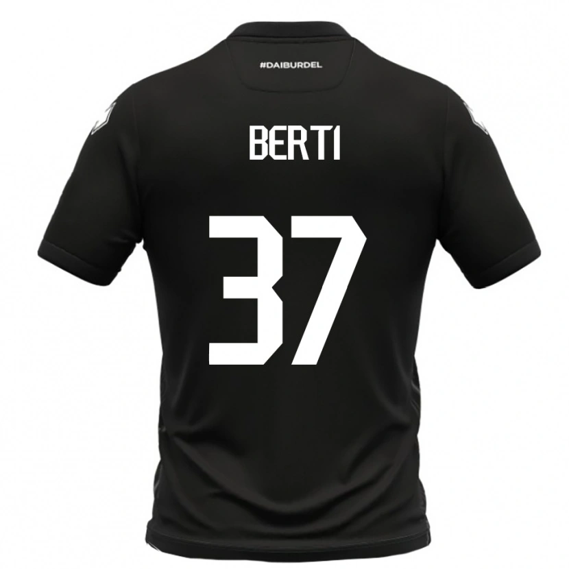 Danxen Dámské Filippo Berti #37 Černobílá Daleko Hráčské Dresy 2025/26 Dres