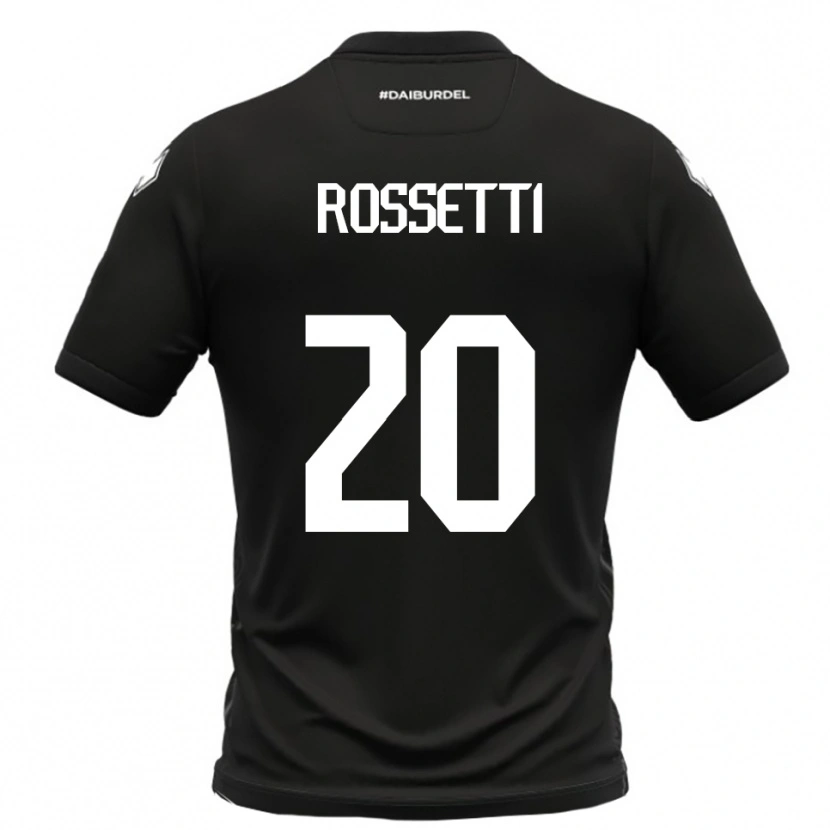 Danxen Dámské Maurizio Rossetti #20 Černobílá Daleko Hráčské Dresy 2025/26 Dres