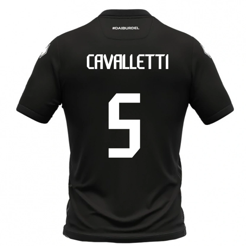 Danxen Dámské Pietro Cavalletti #5 Černobílá Daleko Hráčské Dresy 2025/26 Dres