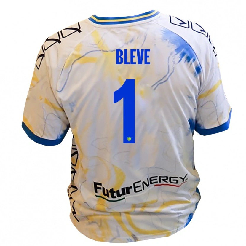 Danxen Dámské Marco Bleve #1 Bílá Žlutá Modrá Daleko Hráčské Dresy 2025/26 Dres