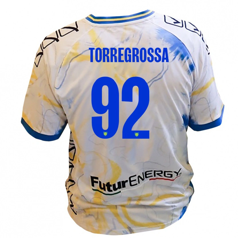 Danxen Dámské Ernesto Torregrossa #92 Bílá Žlutá Modrá Daleko Hráčské Dresy 2025/26 Dres