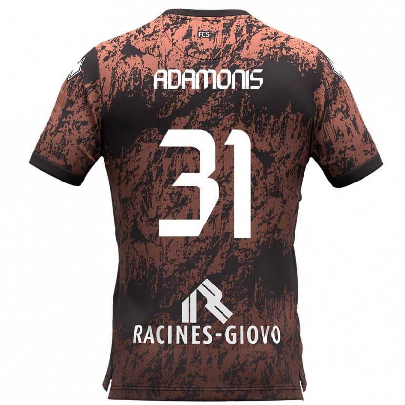 Danxen Dámské Marius Adamonis #31 Hnědá Černá Daleko Hráčské Dresy 2025/26 Dres